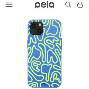 Pela Electric Blue Dizzy Dreams IPhone 13 Case